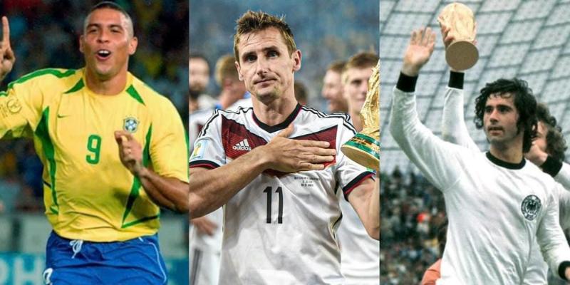 Top 10 cầu thủ ghi bàn nhiều world cup được bình chọn