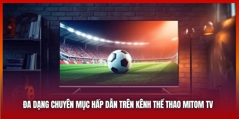 Đa dạng chuyên mục hấp dẫn trên kênh thể thao Mitom TV